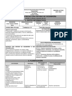 Planificación de destrezas matemáticas