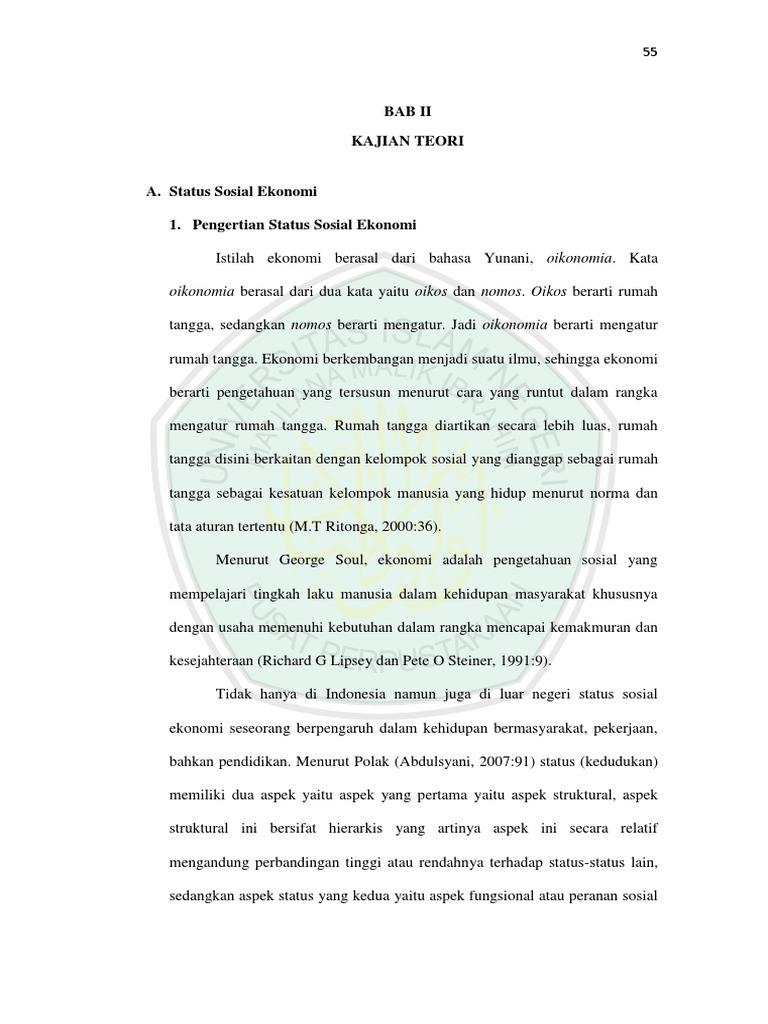 Bab Ii Kajian Teori oikonomia iberasali idarii dua ikatai iyaitui Bab Ii Kajian Teori oikonomia iberasali idarii dua ikatai iyaitui