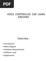 Voice Controlled Car