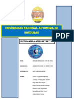 Universidad Nacional Autonoma de Honduras: Informatica Administrativa