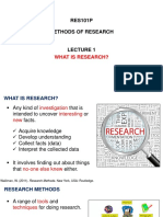 1 What Is Research