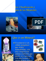 Minerales: Identificación y propiedades clave