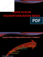 Hukum Kegawatdaruratan dan Tanggung Jawab Tenaga Kesehatan