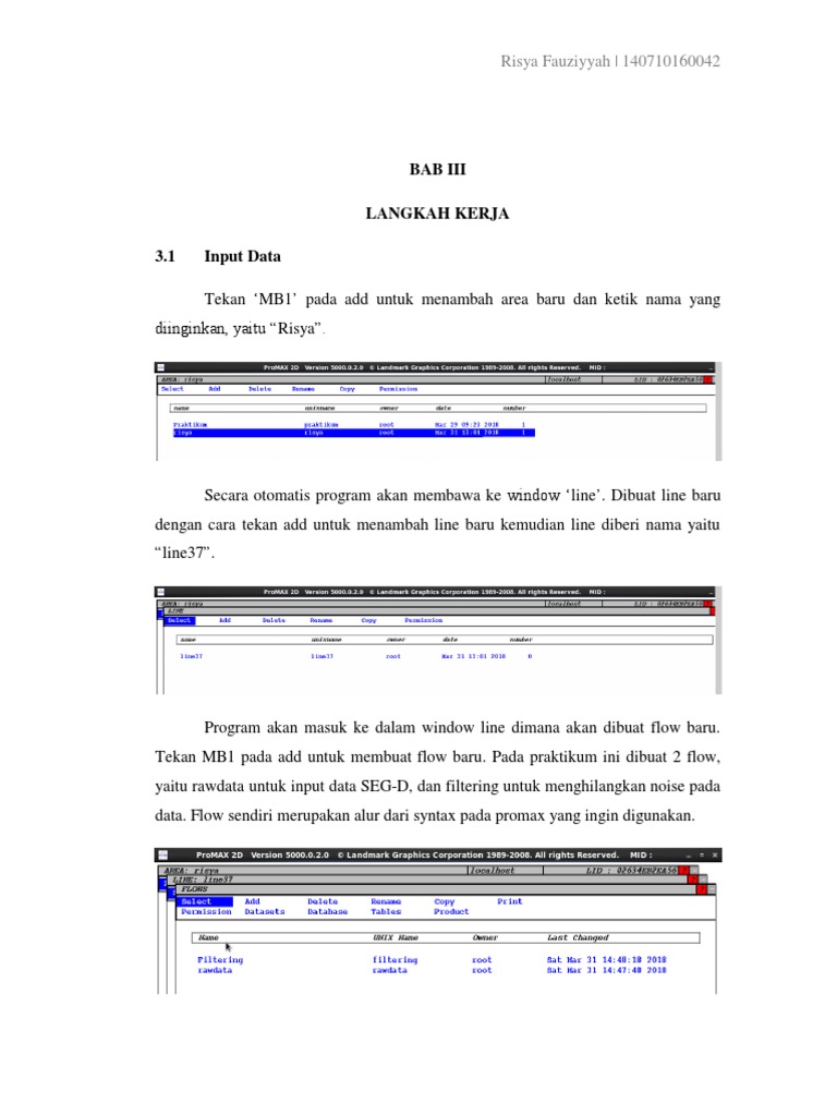 Proses Input dan Filtering Data SEG-D | PDF | Teknologi & Rekayasa