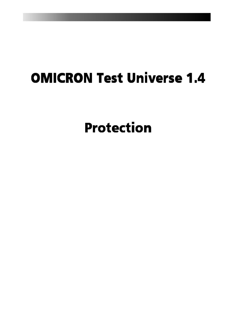 OMICRON Test Universe 1.4 Manual | PDF | Amplitude | Amplifier