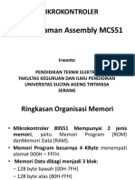 Mikrokontroler: Pemrograman Assembly MCS51