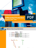Differential Protection (7UT) : Dynamic Tests, Tests