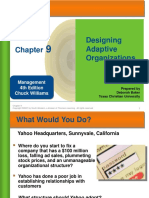 Designing Adaptive Organizations: Management 4th Edition Chuck Williams