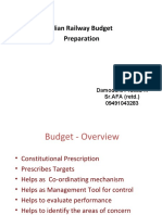 Railway Budget Preparation