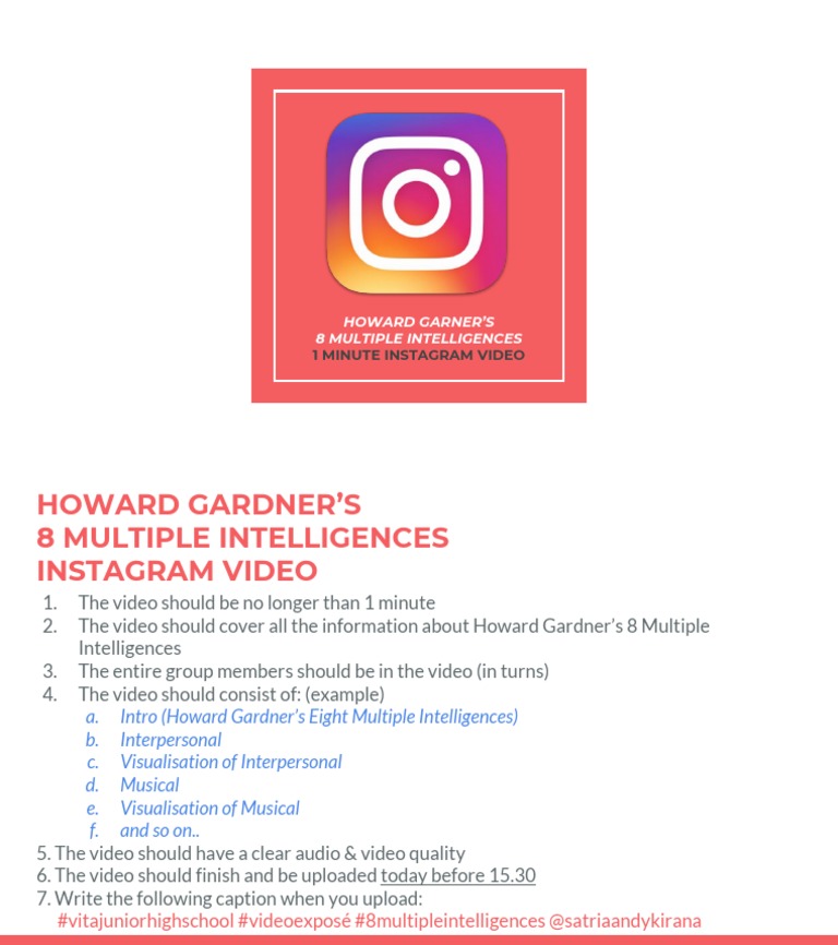 2018-2019 Video Expose - Instagram Video | PDF