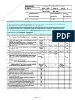 Saudi Aramco Test Report Pre-Pressure Test Checklist (Form)