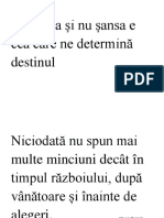 Alegerea Și Nu Șansa e Cea Care Ne Determină Destinul