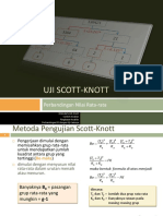 Rancangan Dan Uji Scott Knott PDF