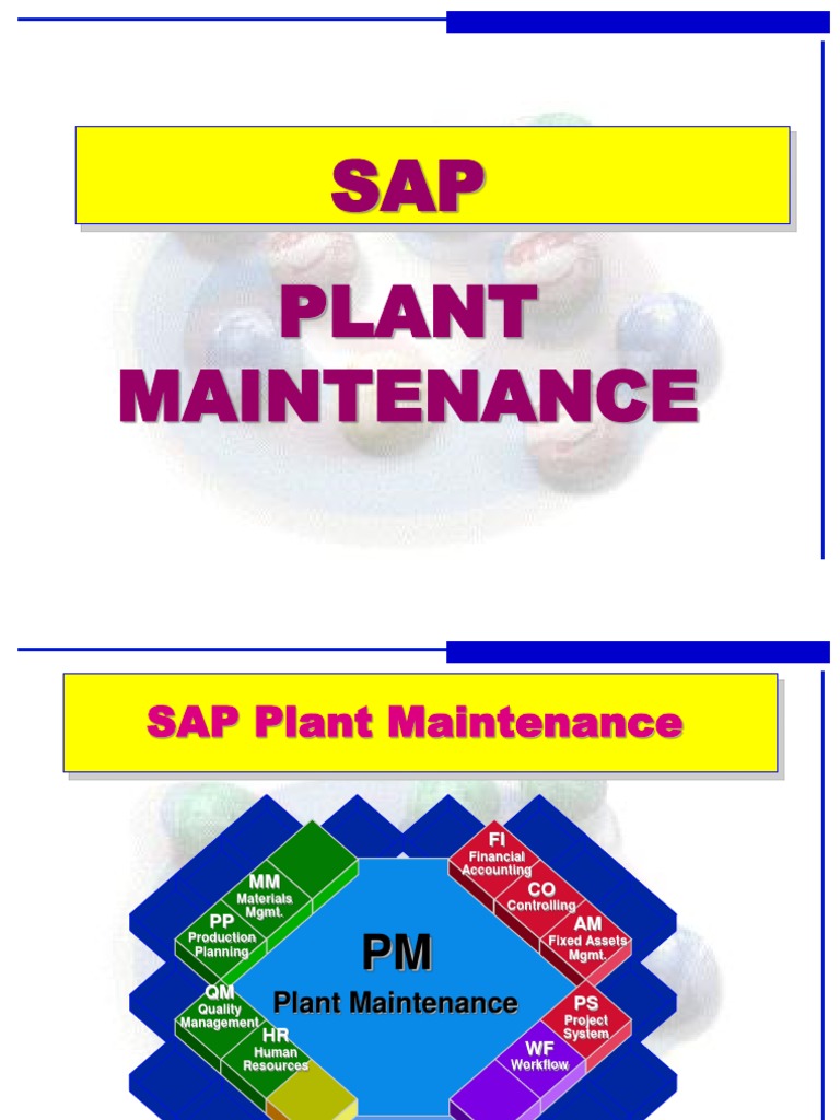 SAP PM Module Overview and Integration | PDF | Hierarchy | Business