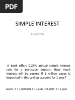 Simple Interest Review