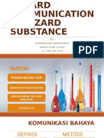 Hazard Communication and Hazard Substance