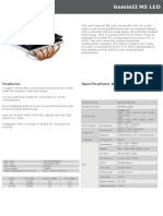 GeminII M5 LED Product Sheet