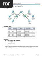 3.2.1.7 Packet Tracer - Configuring VLANs Instructions