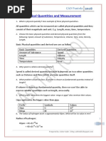 9th Class Physics Notes Chapter 1 Ajk