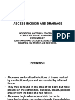 Abcess Incision and Drainage
