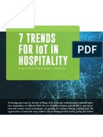 7 Trends For Iot in Hospitality: By: Jesse Depinto, Product Manager at Telkonet, Inc