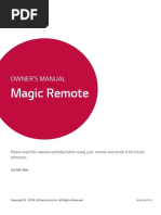 Magic Remote: Owner'S Manual