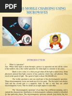 Wireless Mobile Charging Using Microwaves