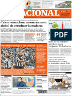 El Nacional, Edición Del Domingo 11 de Noviembre 2018