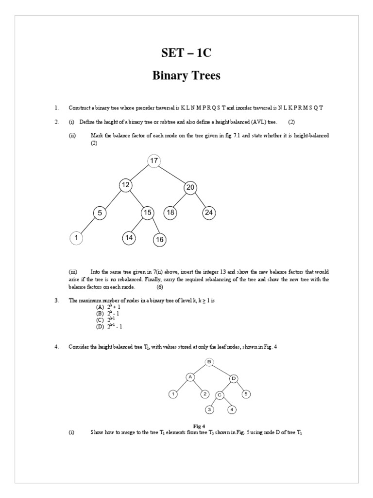 binary trees option
