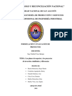 Escuela Profesional de Ingeniería Industrial: Formulación Y Evaluación de Proyectos Docente