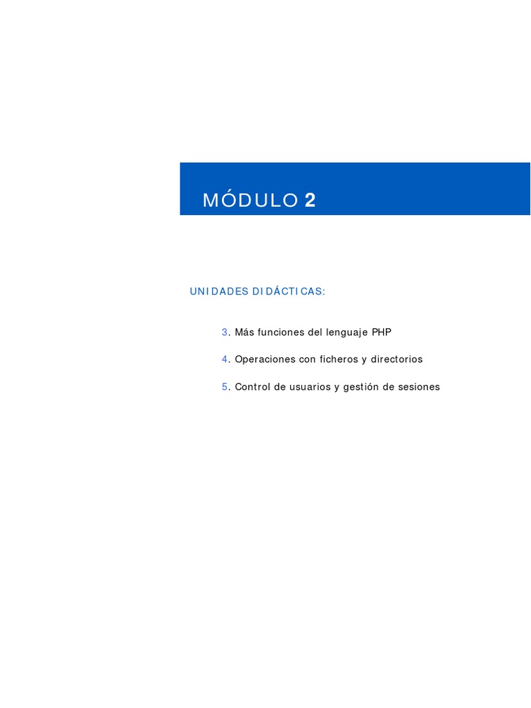 Modulo 2 - Iniciacion A PHP - Aula Mentor | PDF | Comillas | Matriz ...