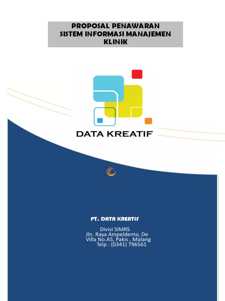 Proposal Sistem Informasi Manajemen Klinik PDF