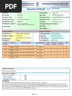 Inspection Call Details: CIP Final Inspection Alstom T&D (India) LTD., Kolkat