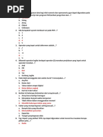 Kumpulan SOal Pemrograman Web Dinamis Kelas XI SMKN Manonjaya