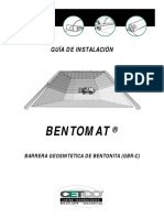 CETCO - Manual de Instalaci N BENTOMAT PDF