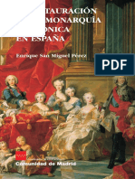 Instauración de La Monarquía Borbónica en España PDF