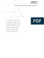 Ley de Senos - Ejercicios Tarea PDF