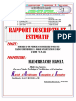 Devis Quantitatif Estimatif Haderbache Hamza