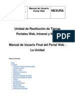 Manual de Usuario Final Portal Web - La Unidad