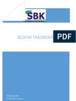 Bloom Taxonomy: Rabiya Kamran
