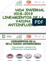 Temporada Invernal 2018-2019 Antiinfluenza