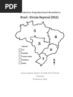 Dinâmica Populacional Brasileira