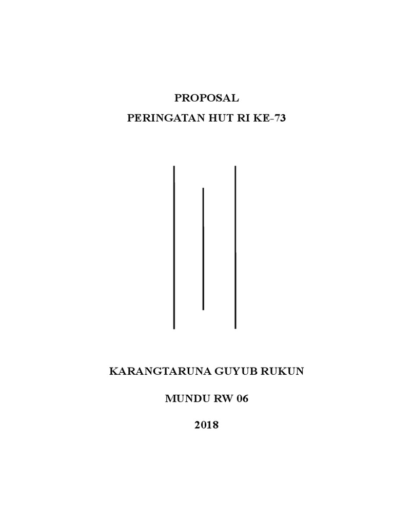 Proposal Jalan Sehat 2018
