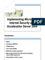 Implementing Microsoft Internet Security and Acceleration Server 2004