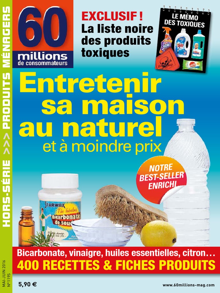 W5 Spray Dégraissant Savon De Marseille Lidl Avis 60 Millions de Consommateurs HS 2016-05-06 FR Downmagaz Com | PDF | Savon |  Parfum