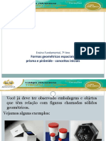 Ensino Fundamental, 7º Ano Formas Geométricas Espaciais_ Prisma e Pirâmide - Conceitos Iniciais