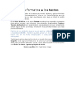 Pasos para Formatos de Texto, Versión 97-2003