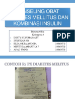 Konseling Obat Diabetes Mellitus Dan Kombinasi Insulin