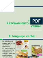 Bloque v. Razonamiento Lógico - Verbal Conexión Escolar