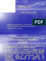 Reclutamiento Alveolar Clasificacion de La Mecanica Alveolar DR Armando Caballero PDF